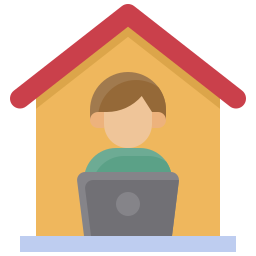 Work from home icon