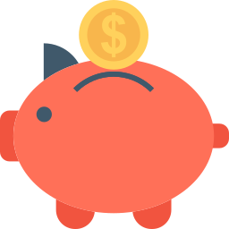 Piggy bank icon