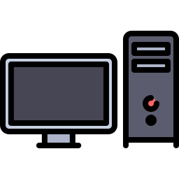 Computer monitor icon