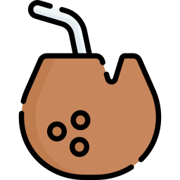 boisson à la noix de coco Icône