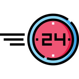 24 시간 배달 icon