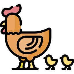 poule Icône