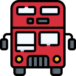 Двухэтажный автобус иконка