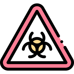 znak zagrożenia biologicznego ikona