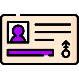 Identity card icon