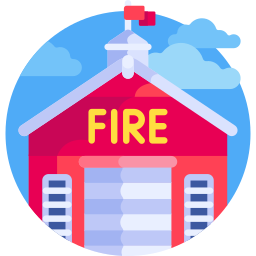 brandweerkazerne icoon