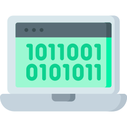 Binary code icon