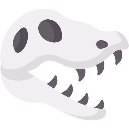 Dinosaur skull icon