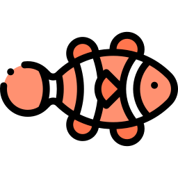 poisson clown Icône