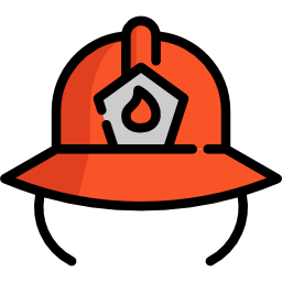 Шлем пожарного иконка