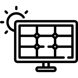 zonne energie icoon