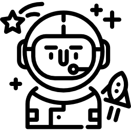 astronauta ikona