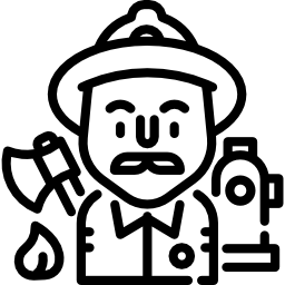sapeur pompier Icône