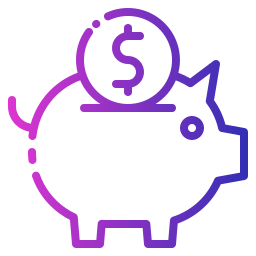 Piggy bank icon