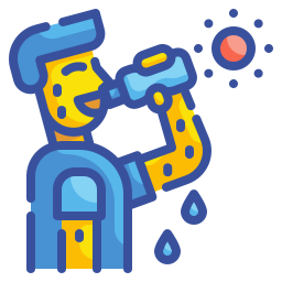 Drink water icon