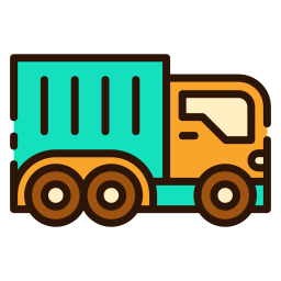 Cargo truck icon