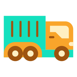 Cargo truck icon