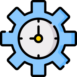 gestión del tiempo icono