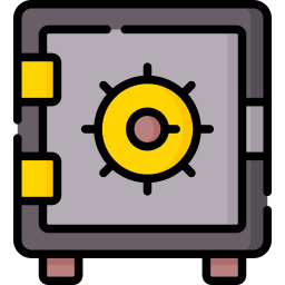 Safe deposit icon