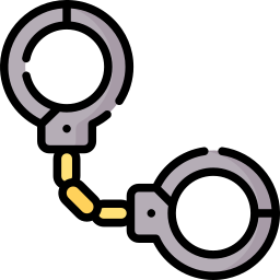 Полицейские наручники иконка