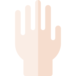 mani in alto icona