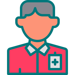 Medical staff icon