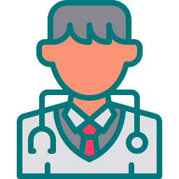 Doctors stethoscope icon
