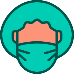 Medical mask icon