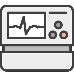 elektrocardiogram icoon