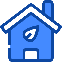 Eco house icon