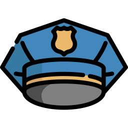 Police cap icon