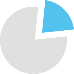 cirkeldiagram icoon