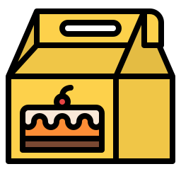 Cake box icon