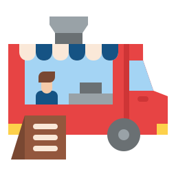 Продуктовый грузовик иконка