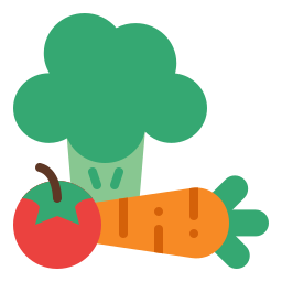 des légumes Icône