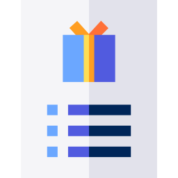 Gift list icon