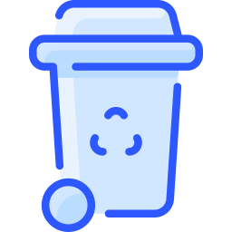 Trash bin icon