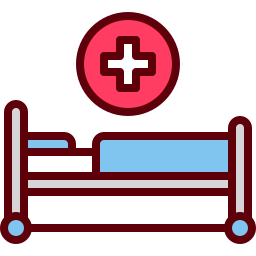 Hospital bed icon