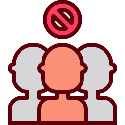Avoid crowds icon