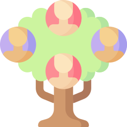 arbre généalogique Icône