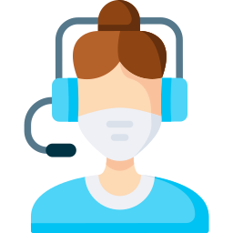 Call center agent icon