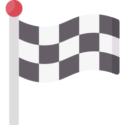 Клетчатый флаг иконка