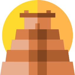pirâmide maia Ícone