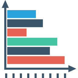 gráfico de barras Ícone