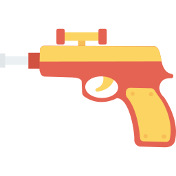 pistola ad acqua icona