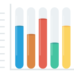 gráfico de barras Ícone