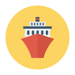 bateau ferry Icône