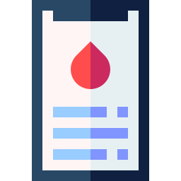 Blood donation icon