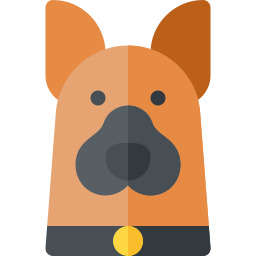 Police dog icon