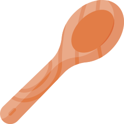 Wooden spoon icon